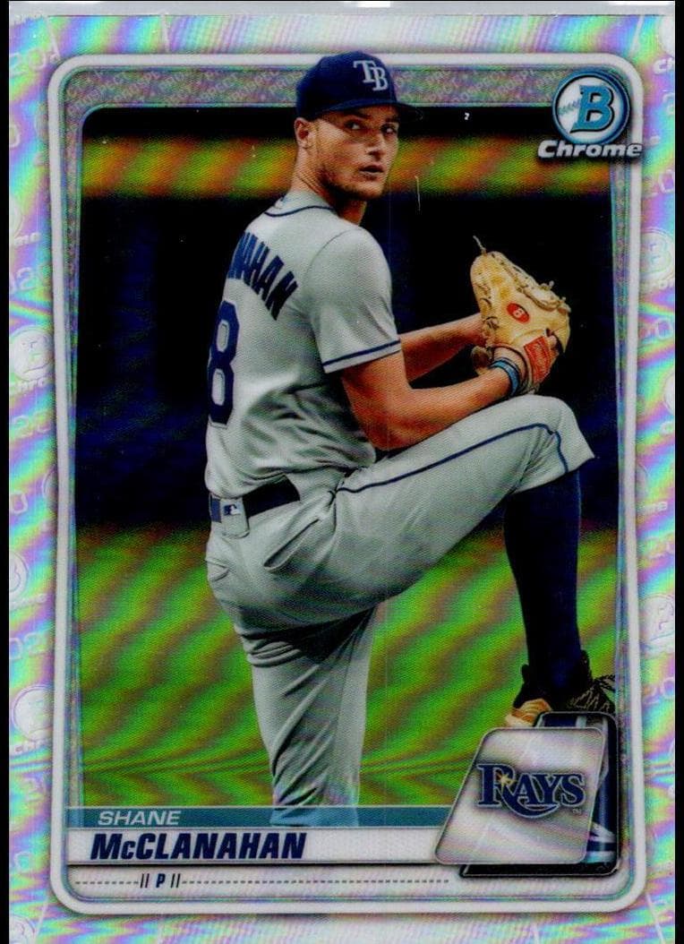 Shane McClanahan 2020 bowman Bowman Draft