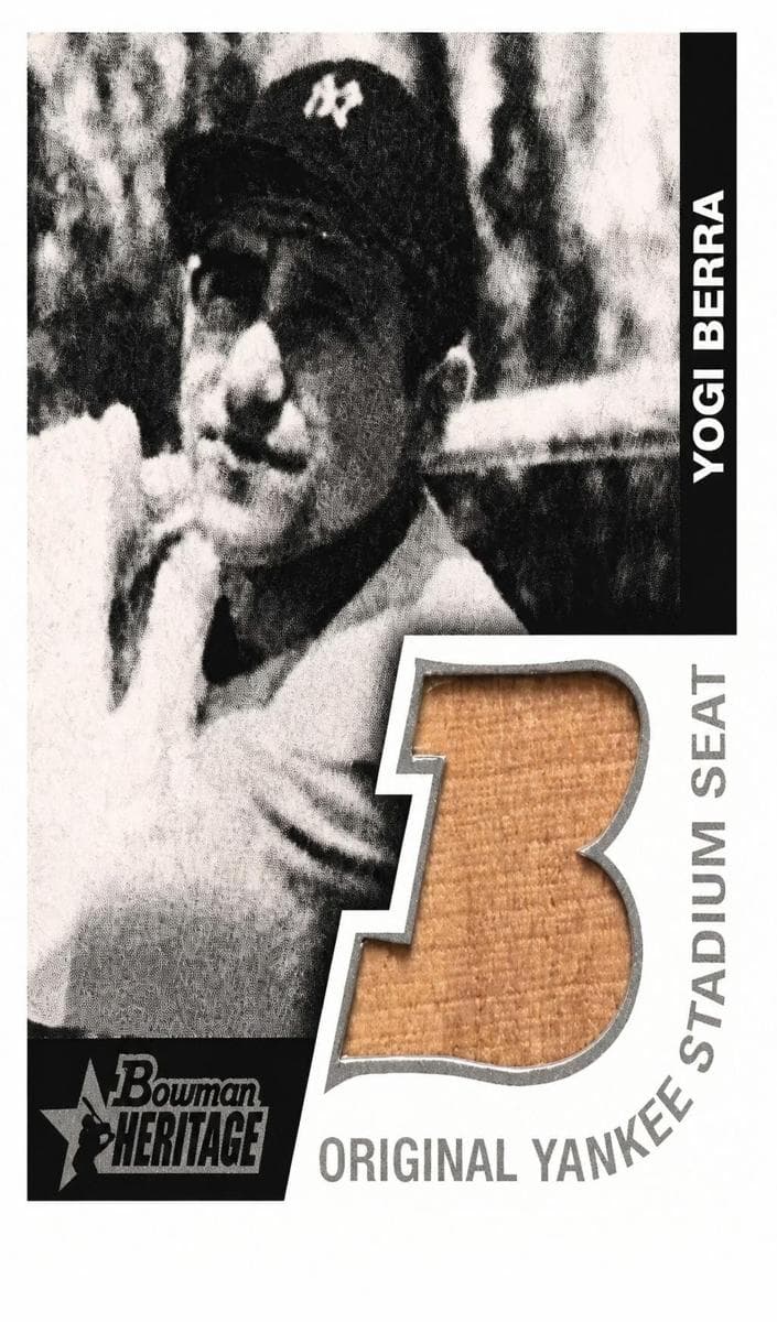 Yogi Berra 2001 bowman Bowman Heritage