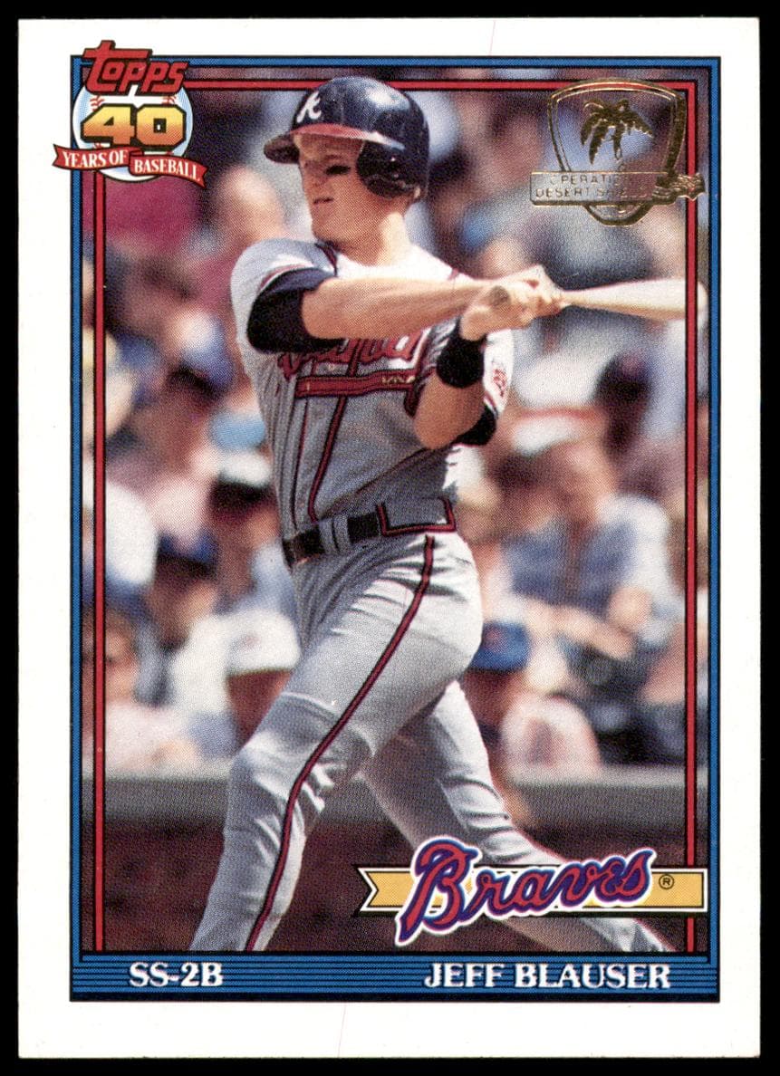 Jeff Blauser 1991 topps Topps