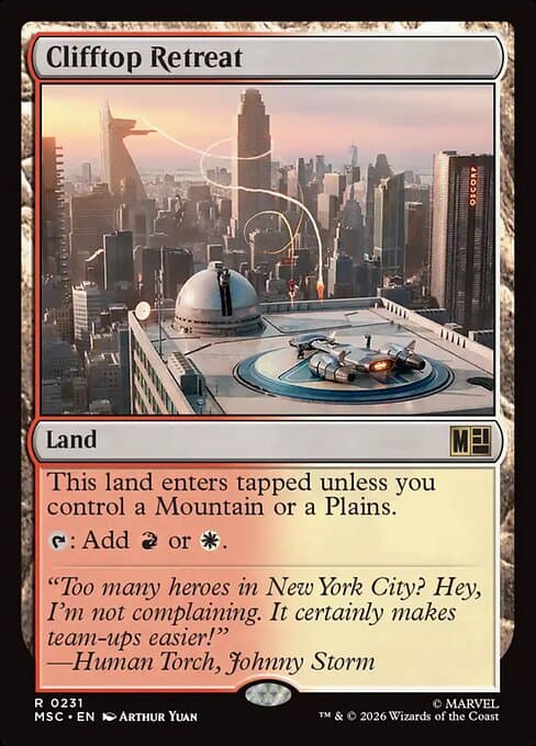 Clifftop Retreat 2025 Magic: The Gathering Final Fantasy Commander