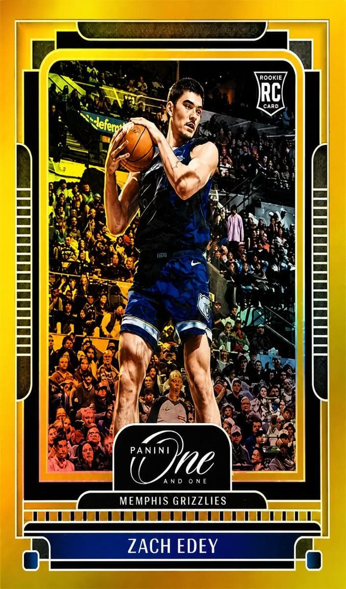 Zach Edey 2024 panini Panini One and One