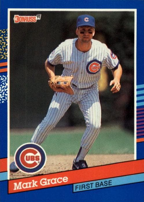 Mark Grace 1991 panini Donruss