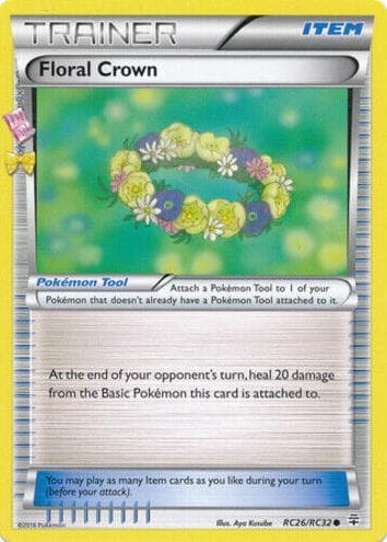 Floral Crown trading card