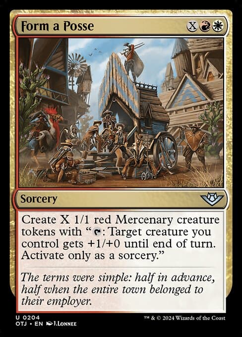 Form a Posse 2024 Magic: The Gathering Outlaws of Thunder Junction