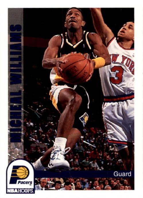 Micheal Williams 1992 panini Hoops