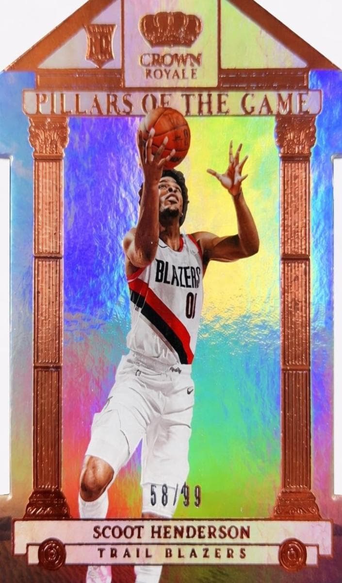 Scoot Henderson 2023 panini Panini Crown Royale