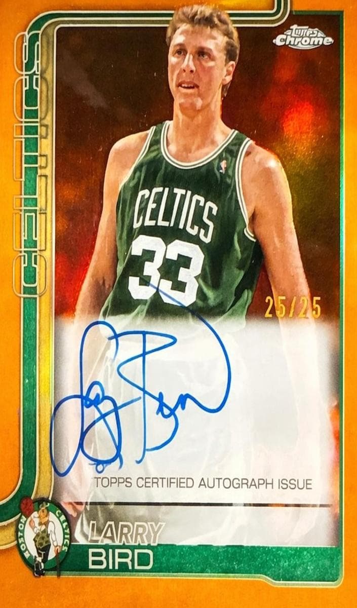 Larry Bird 2025 topps Topps Chrome