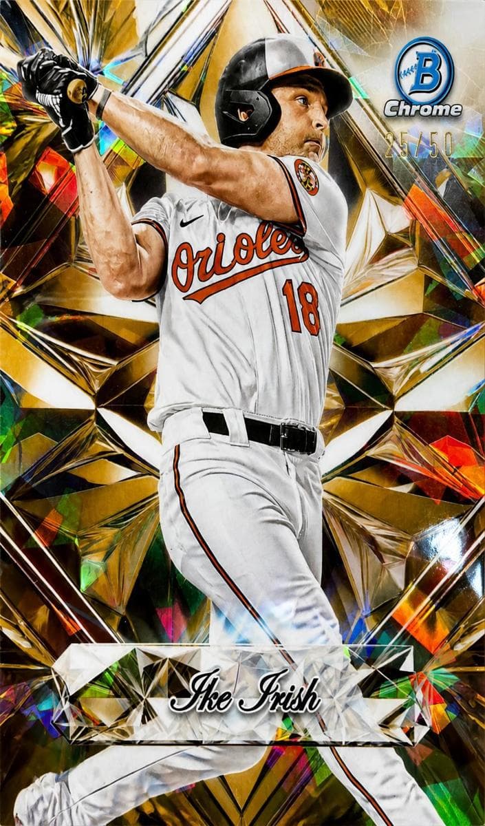 Ike Irish 2025 bowman Bowman Draft Sapphire