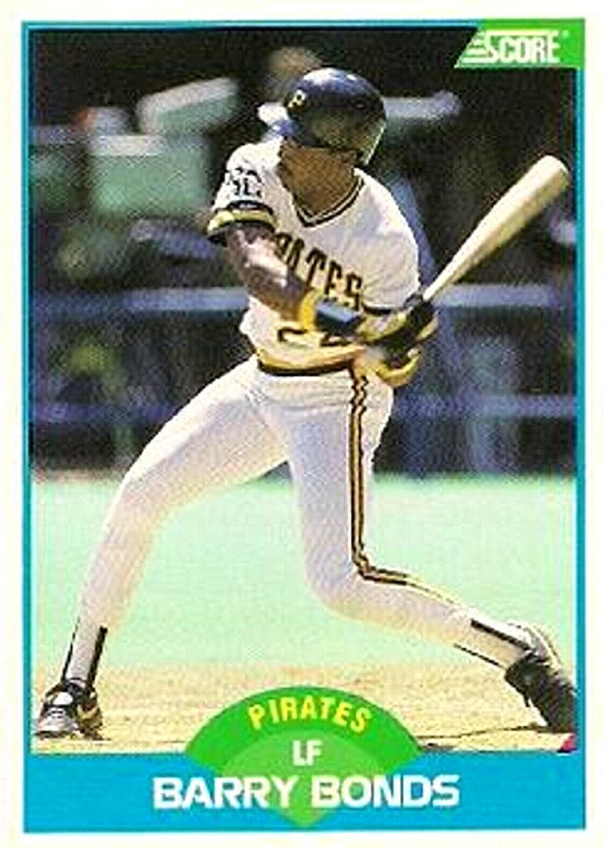 Barry Bonds 1989 panini Score