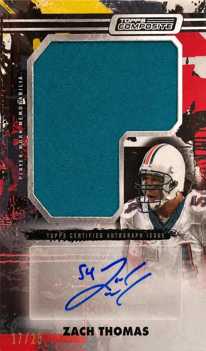 Zach Thomas 2023 topps Topps Composite