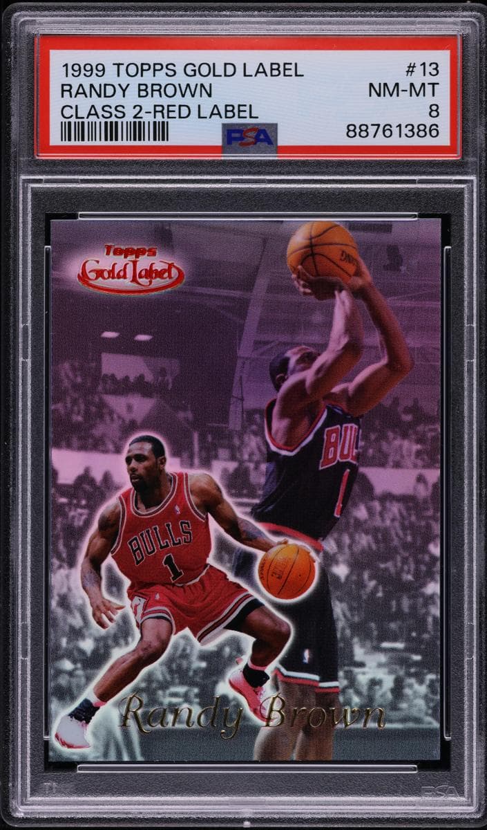 Randy Brown 1999 topps Topps Gold Label
