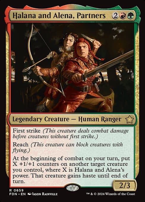 Halana and Alena, Partners 2022 Magic: The Gathering Innistrad: Double Feature