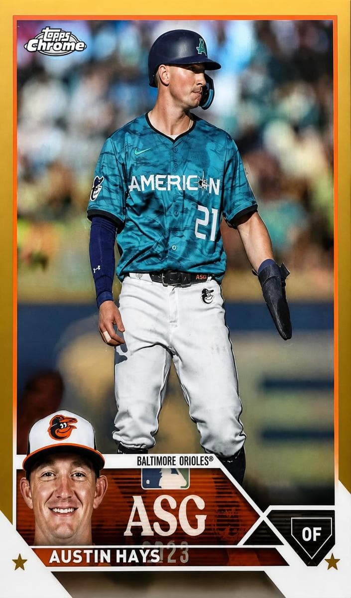 Austin Hays 2023 topps Topps Chrome Update