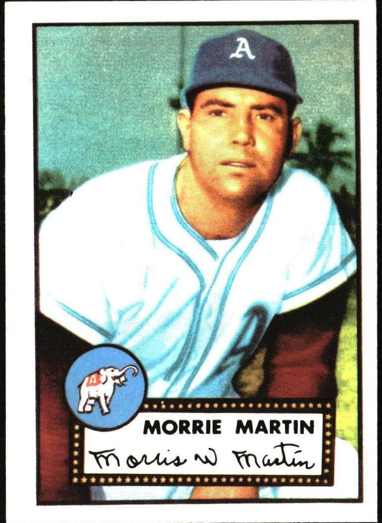 Morrie Martin 1952 topps Topps