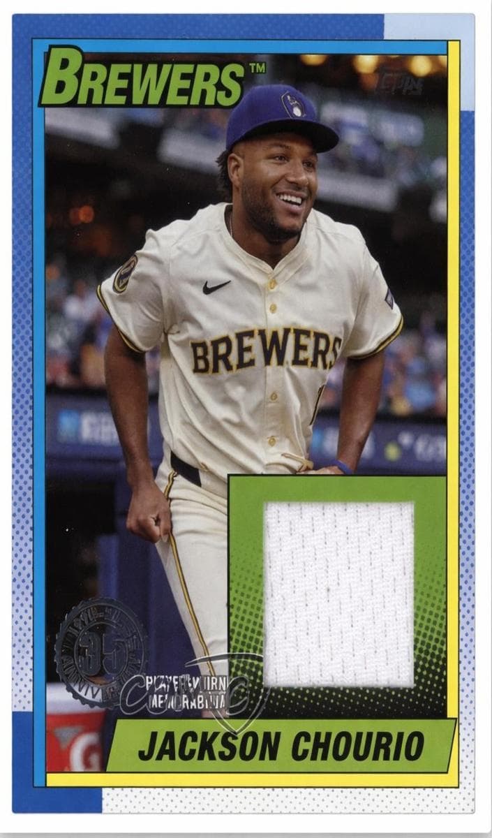 Jackson Chourio 2025 topps Topps