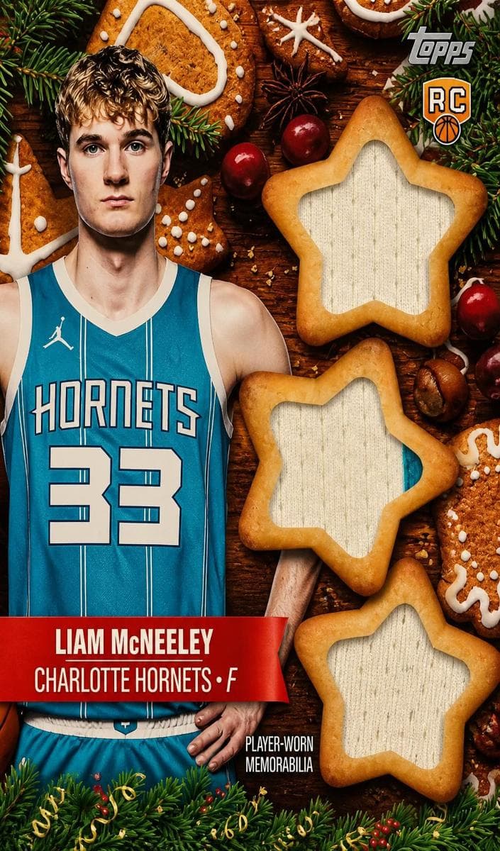 Liam McNeeley 2025 topps Topps Holiday
