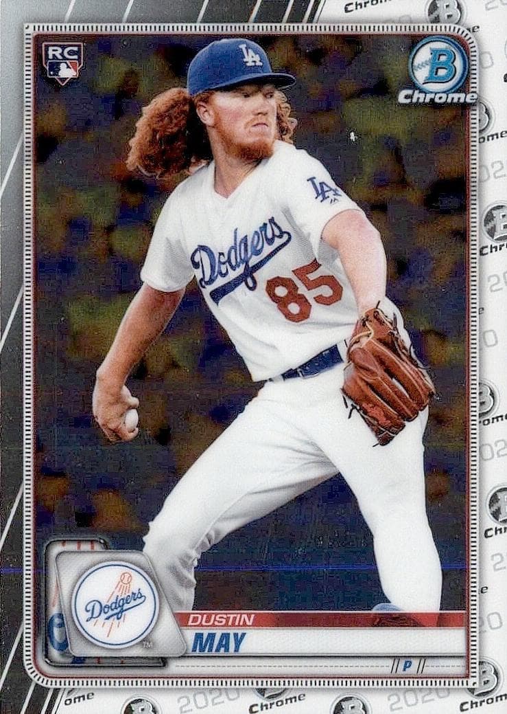 Dustin May 2020 bowman Bowman Chrome