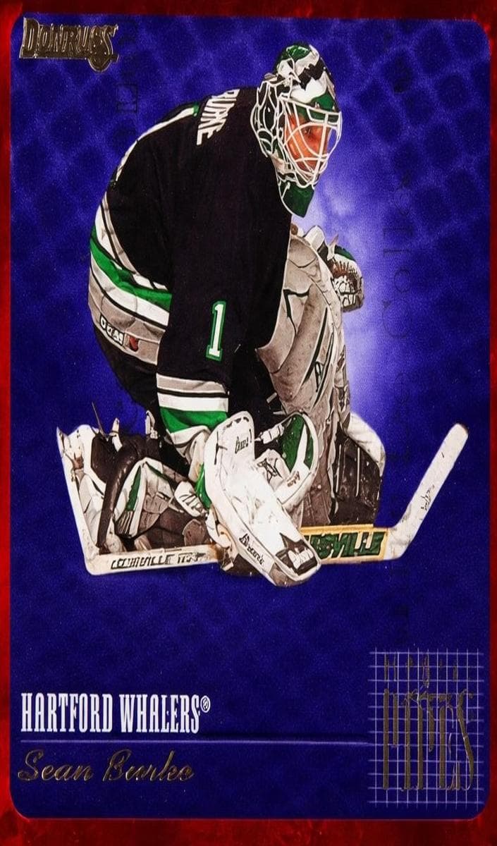 Sean Burke 1995 panini Donruss