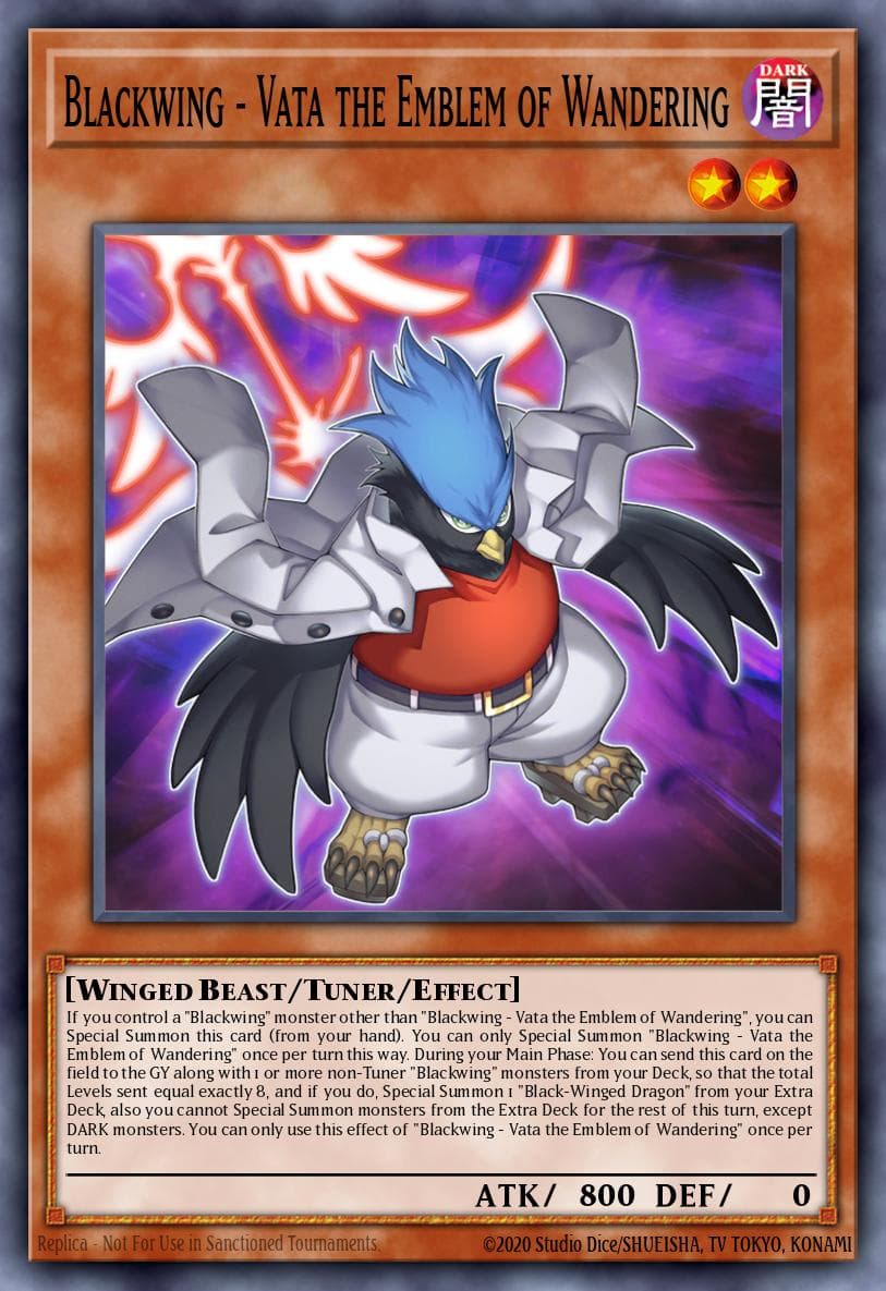 Blackwing - Vata the Emblem of Wandering #DABL-EN001