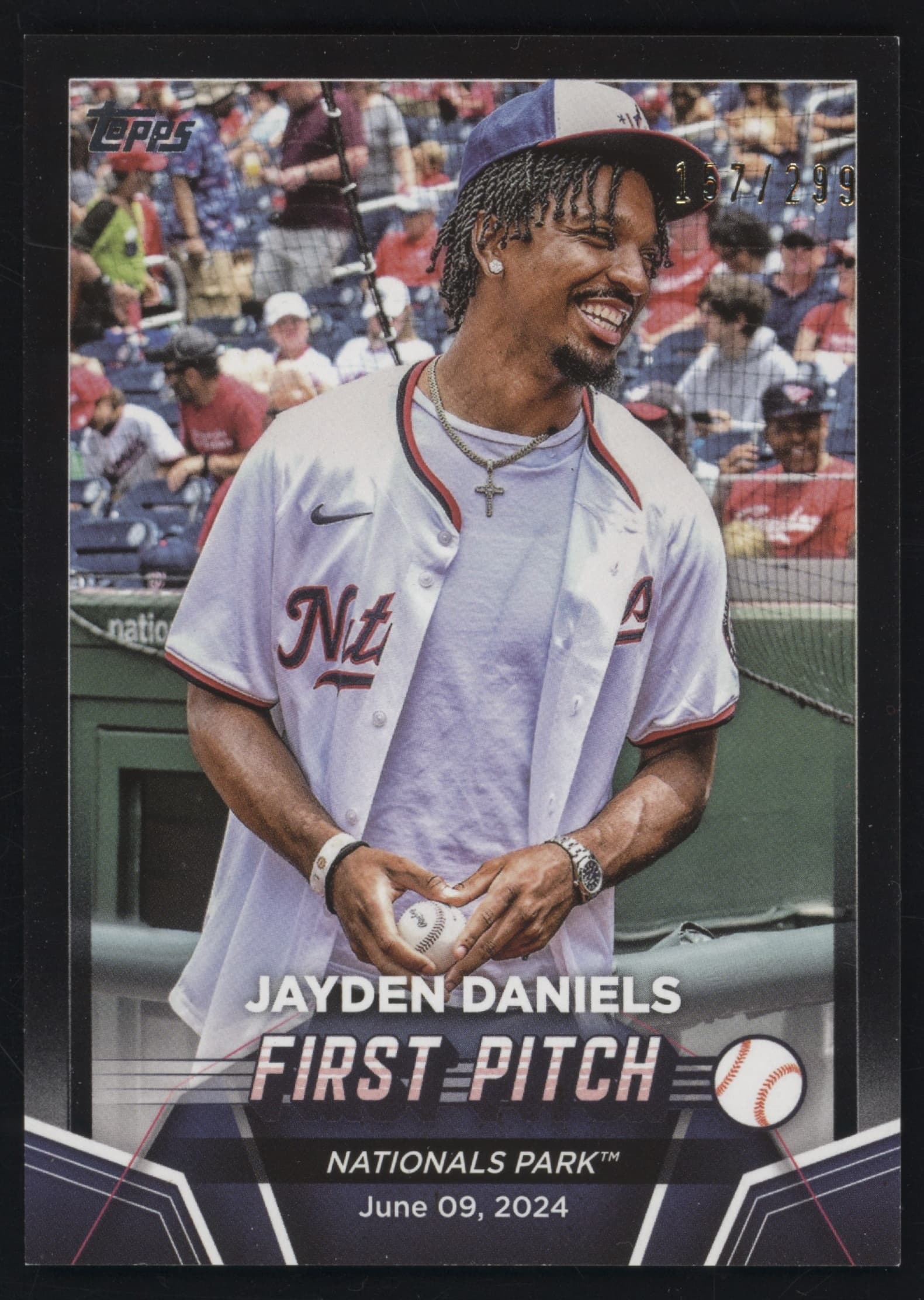 Jayden Daniels 2024 topps Topps Update