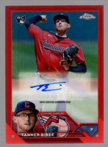 Tanner Bibee 2023 topps Topps Chrome Update