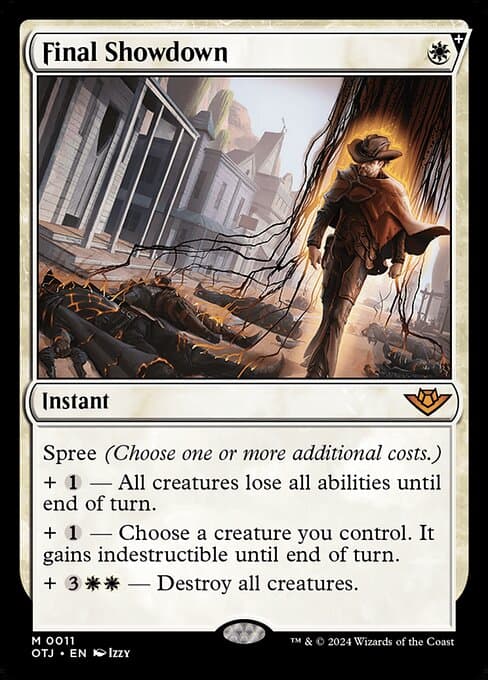 Final Showdown 2024 Magic: The Gathering Outlaws of Thunder Junction