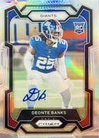 Deonte Banks trading card