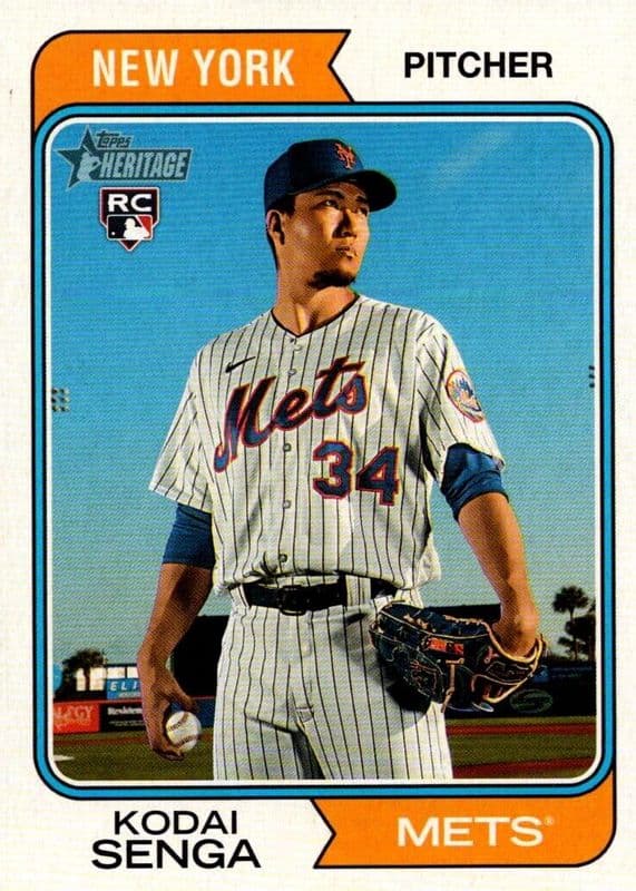 Max Scherzer 2023 topps Topps Heritage