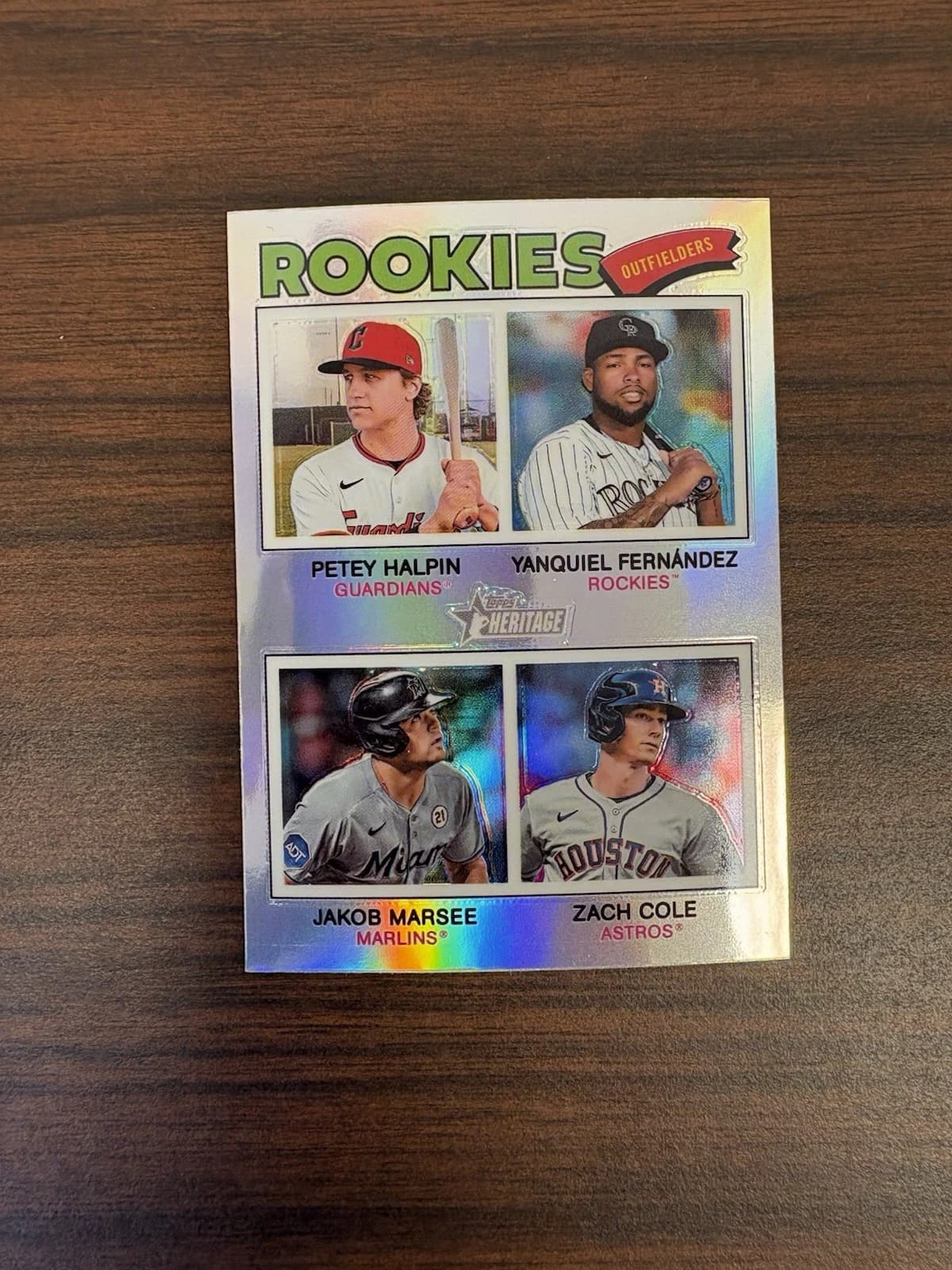 Zach Cole/Jakob Marsee/Yanquiel Fernández/Petey Halpin 2026 topps