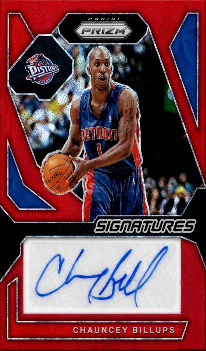 Chauncey Billups trading card