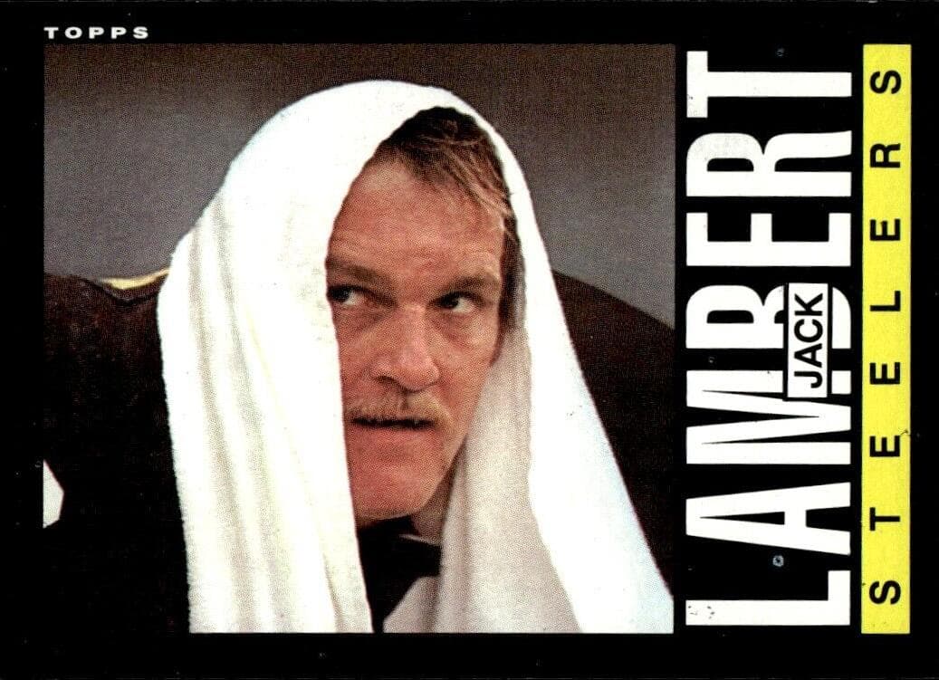 Jack Lambert 1985 topps Topps