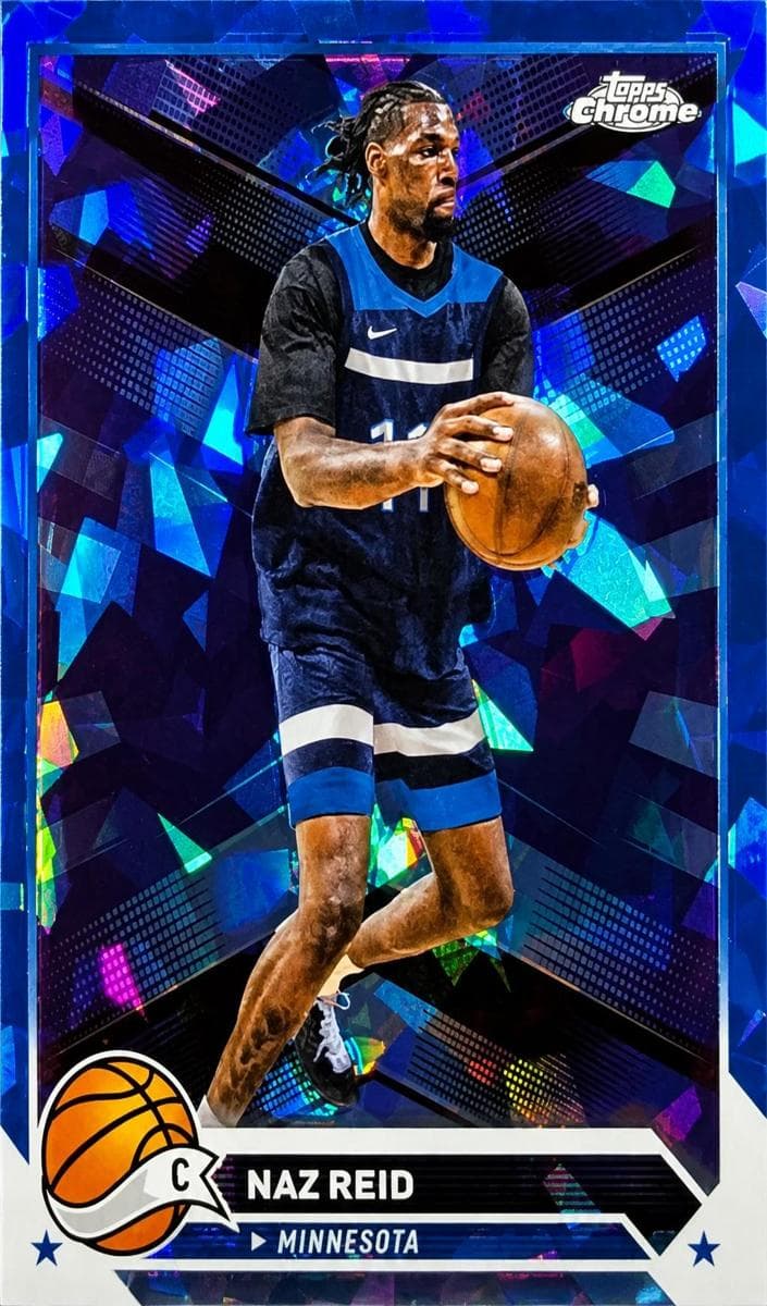 Naz Reid 2023 topps Topps Chrome Sapphire Edition