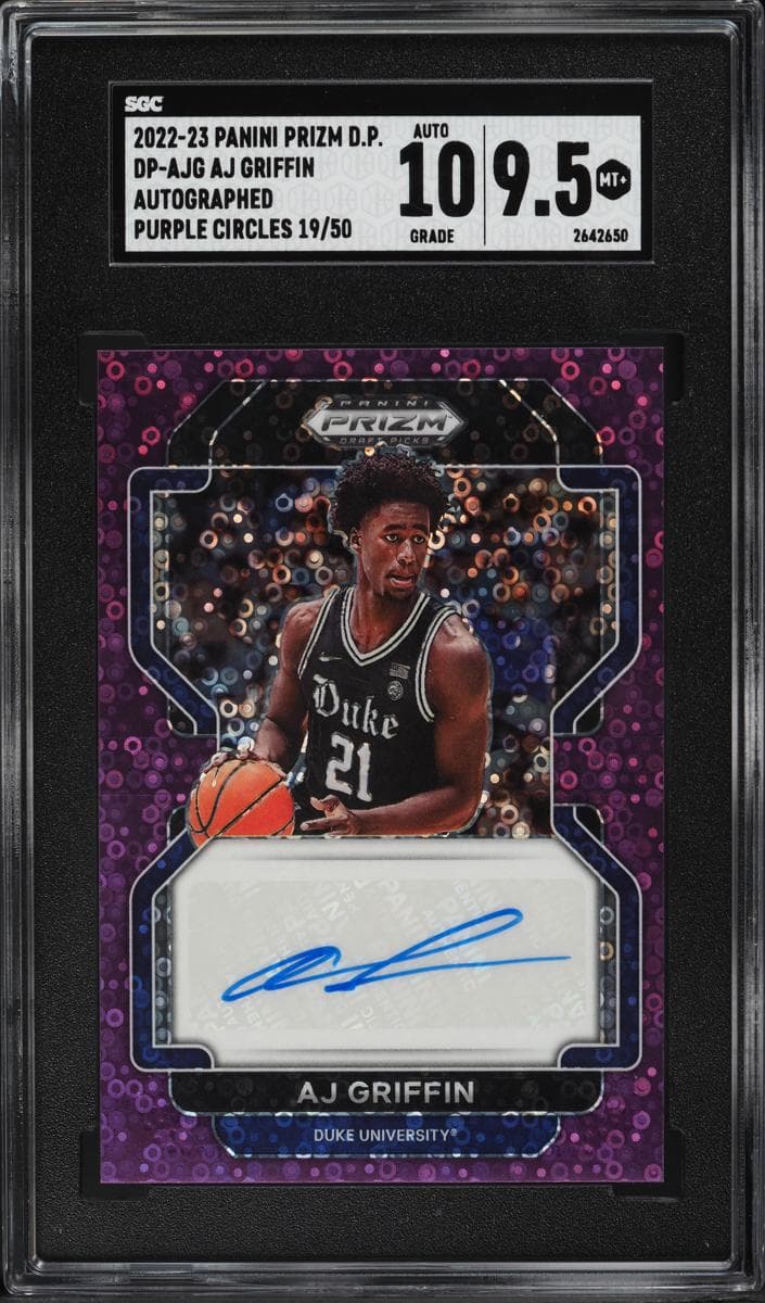 AJ Griffin 2022 panini Panini Prizm Draft Picks