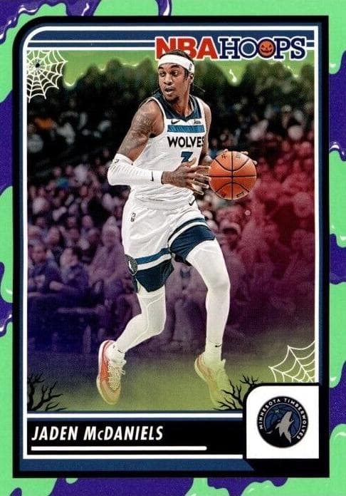 Jaden McDaniels 2023 panini Hoops Haunted Hoops
