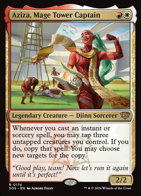 Aziza, Mage Tower Captain 2026 Magic: The Gathering Secrets of Strixhaven