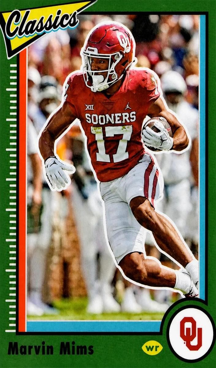 Marvin Mims 2023 panini Panini Select Draft Picks