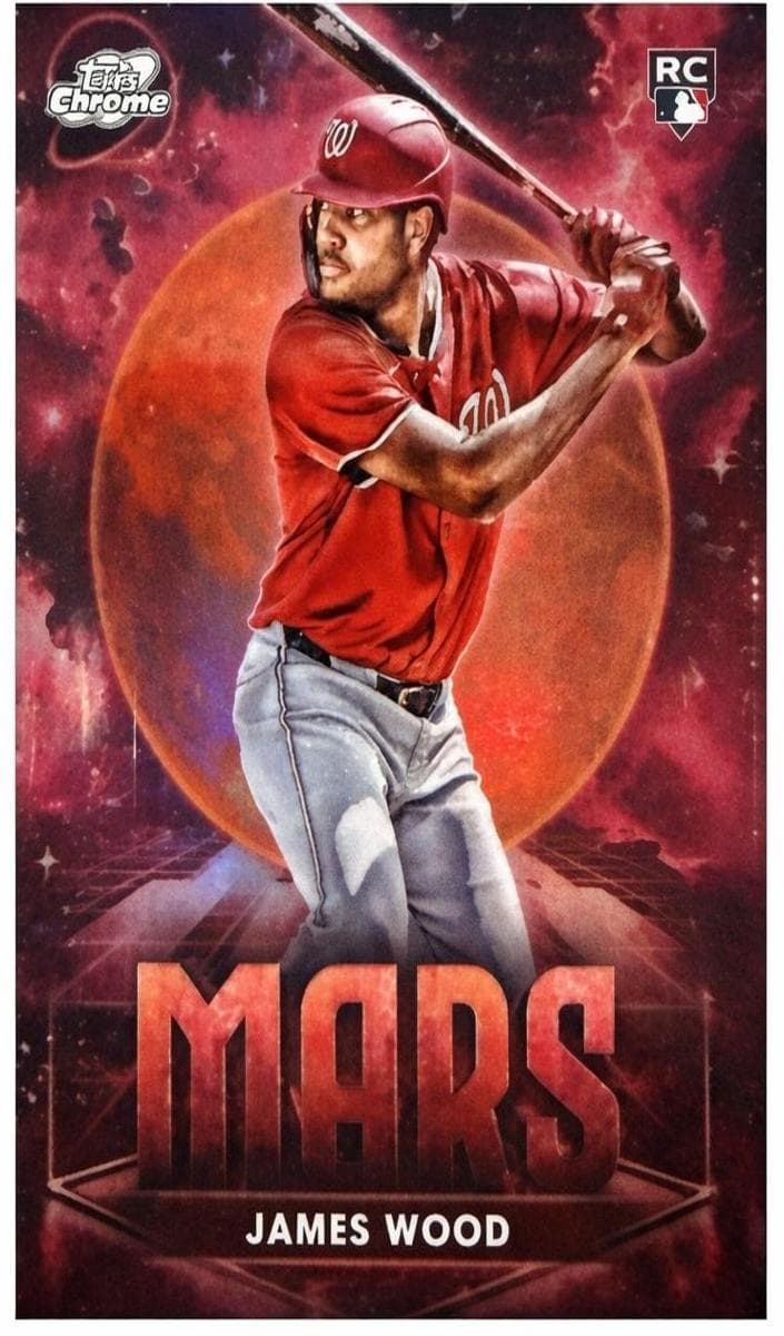 James Wood 2025 topps Topps Cosmic Chrome