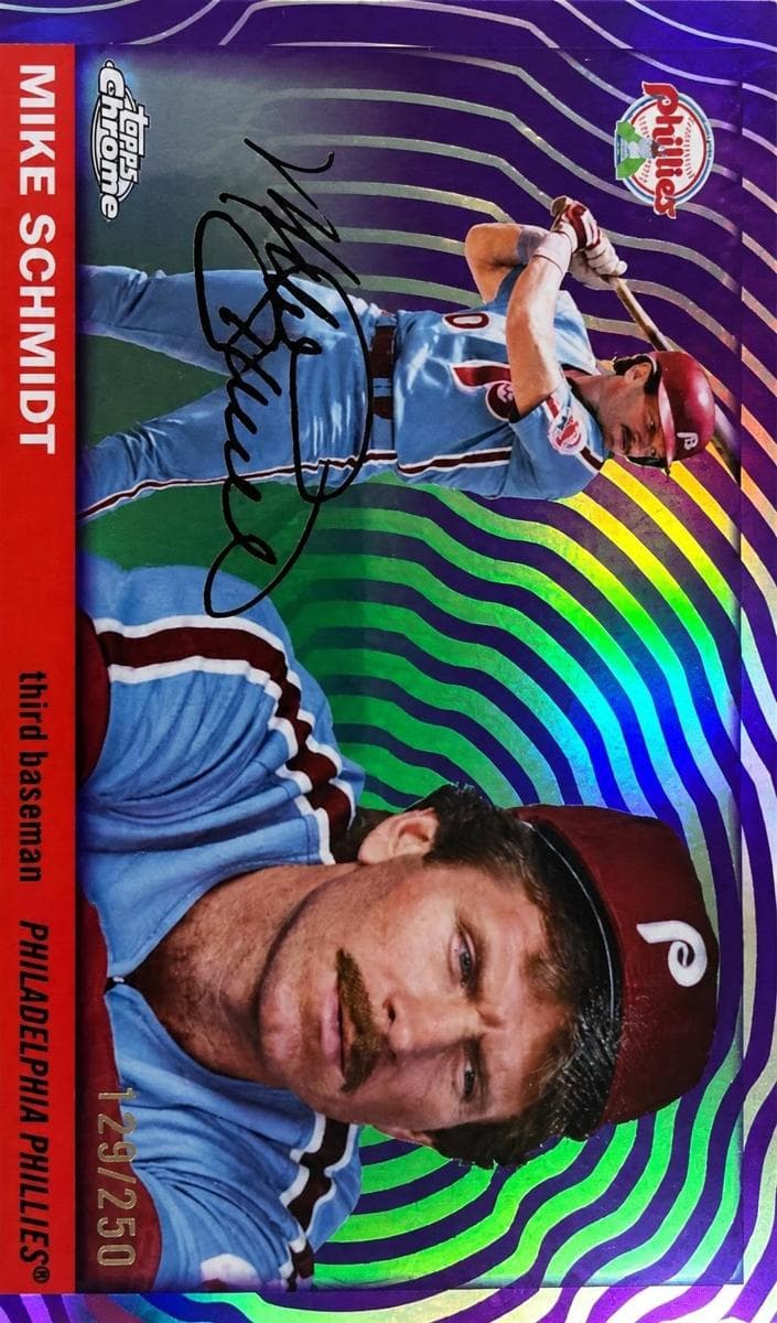 Mike Schmidt 2025 topps Topps Chrome Platinum