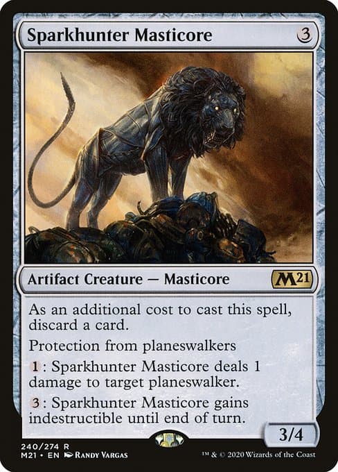 Sparkhunter Masticore 2020 Magic: The Gathering Core Set 2021