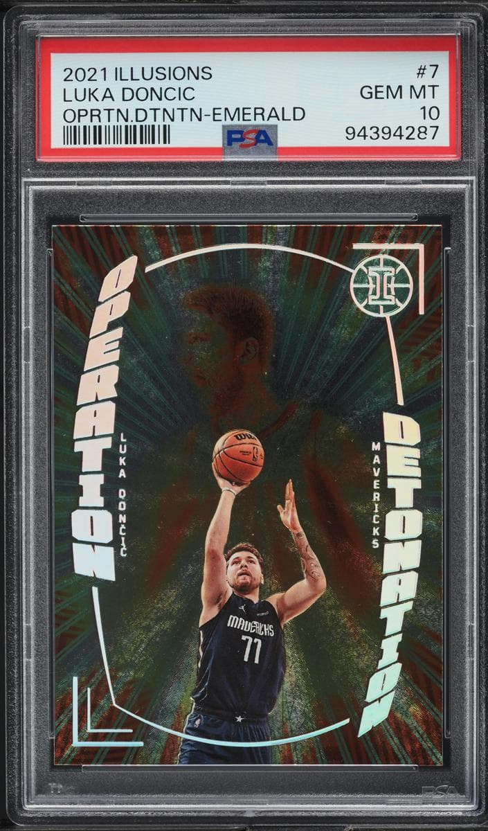 Luka Doncic 2021 panini Panini Illusions