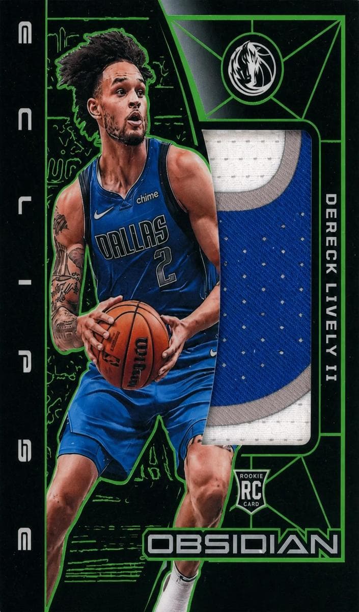 Dereck Lively II 2023 panini Obsidian