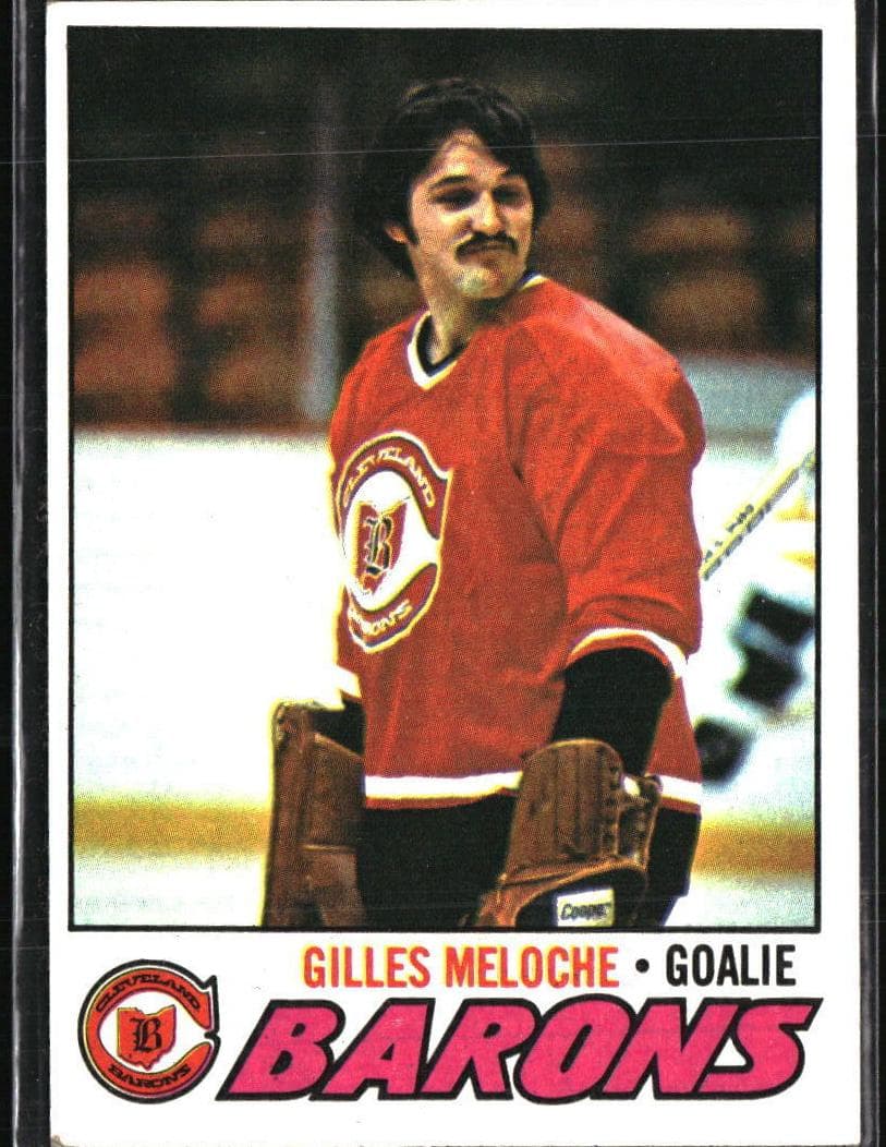 Gilles Meloche 1977 topps