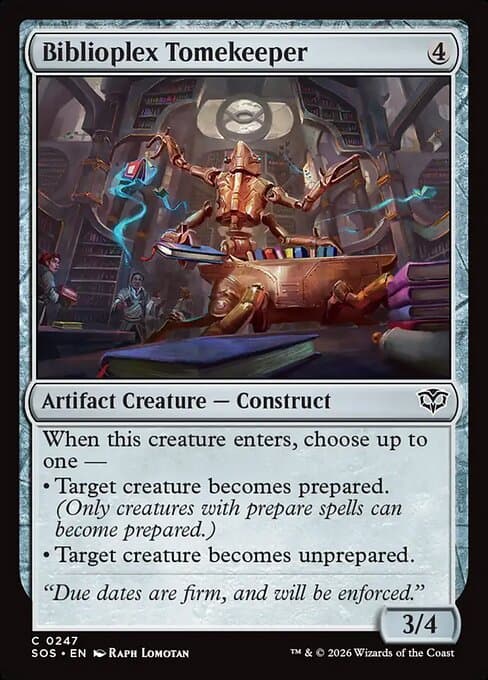 Biblioplex Tomekeeper] 2026 Magic: The Gathering Secrets of Strixhaven