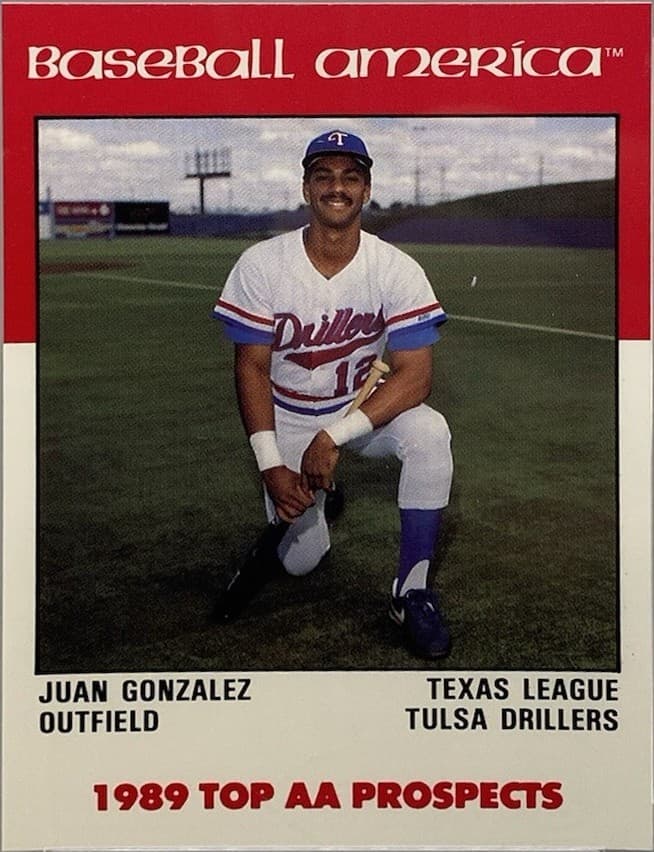 JUAN GONZALEZ BASEBALL AMERICA 