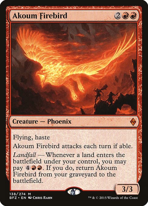 Akoum Firebird 2015 Magic: The Gathering Battle for Zendikar