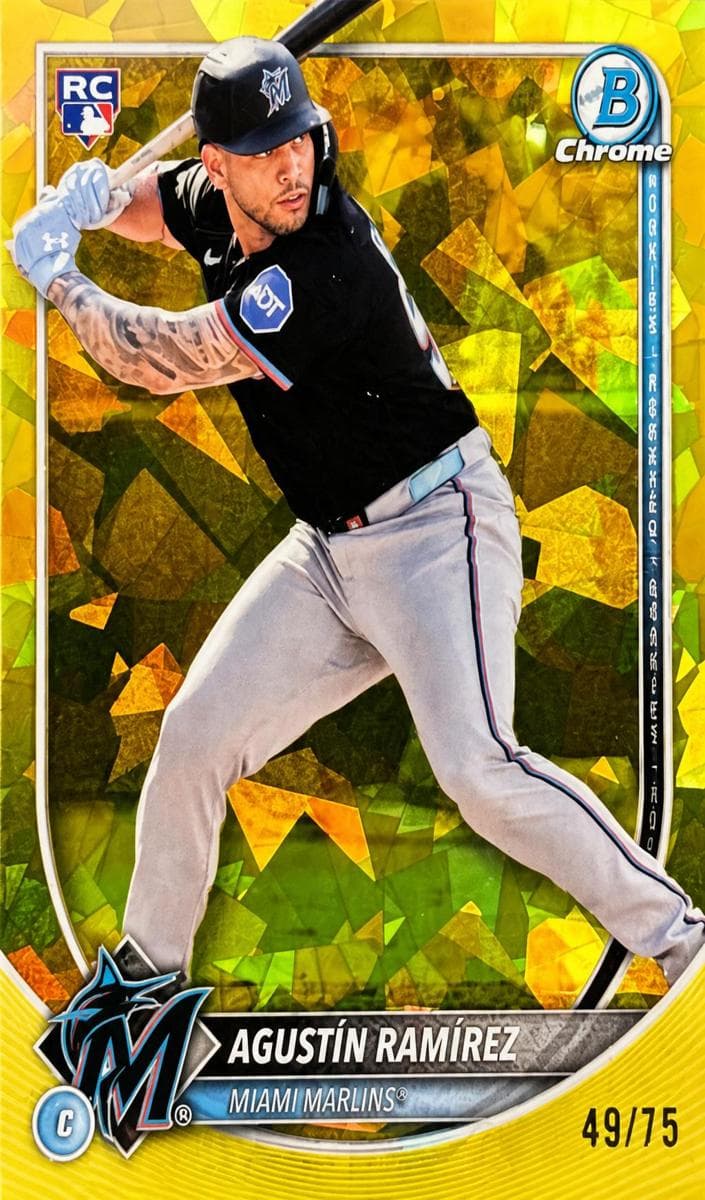 Agustín Ramírez 2025 bowman Bowman Chrome Sapphire Edition