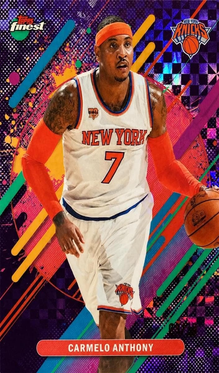 Carmelo Anthony 2025 topps Topps Finest