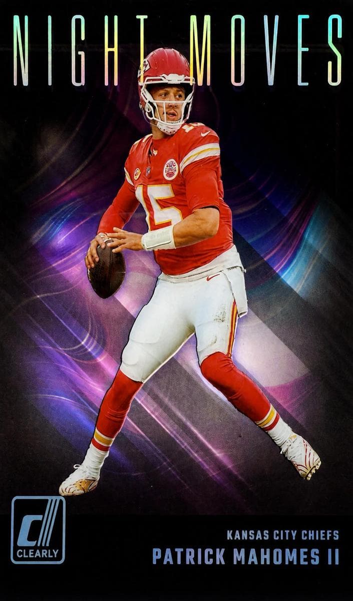 Patrick Mahomes II 2024 panini Clearly Donruss