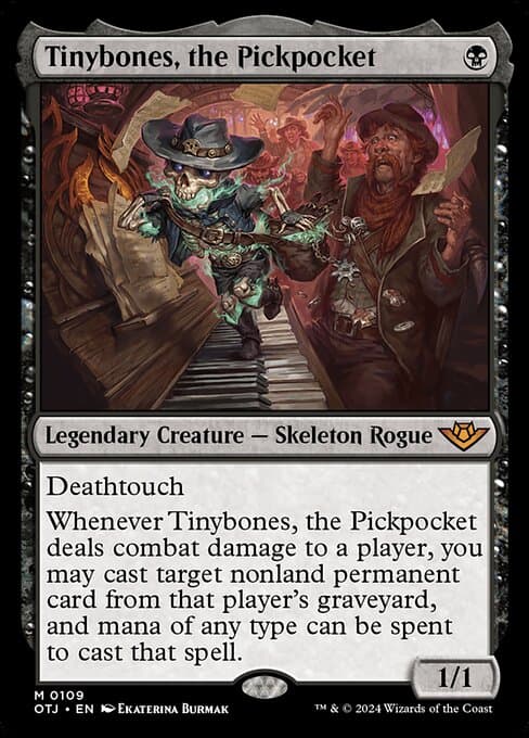 Tinybones, the Pickpocket 2024 Magic: The Gathering Outlaws of Thunder Junction