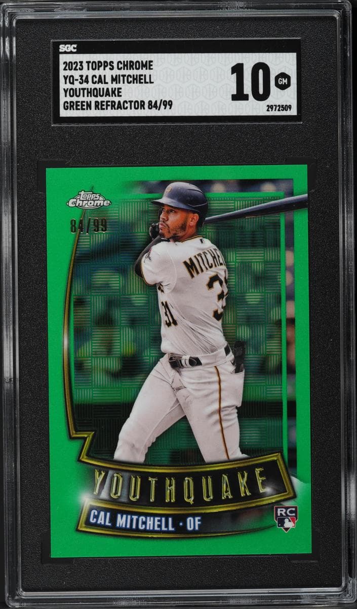 Cal Mitchell 2023 topps Topps Chrome